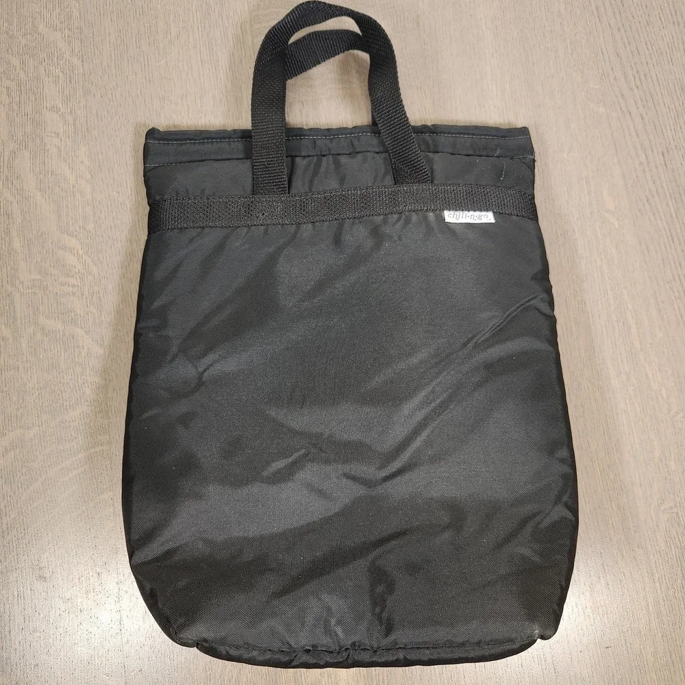 Vintage Chill-n-Go 2 Bottle Insulated Wine Bag Go Lightly Mfg San Leandro CA